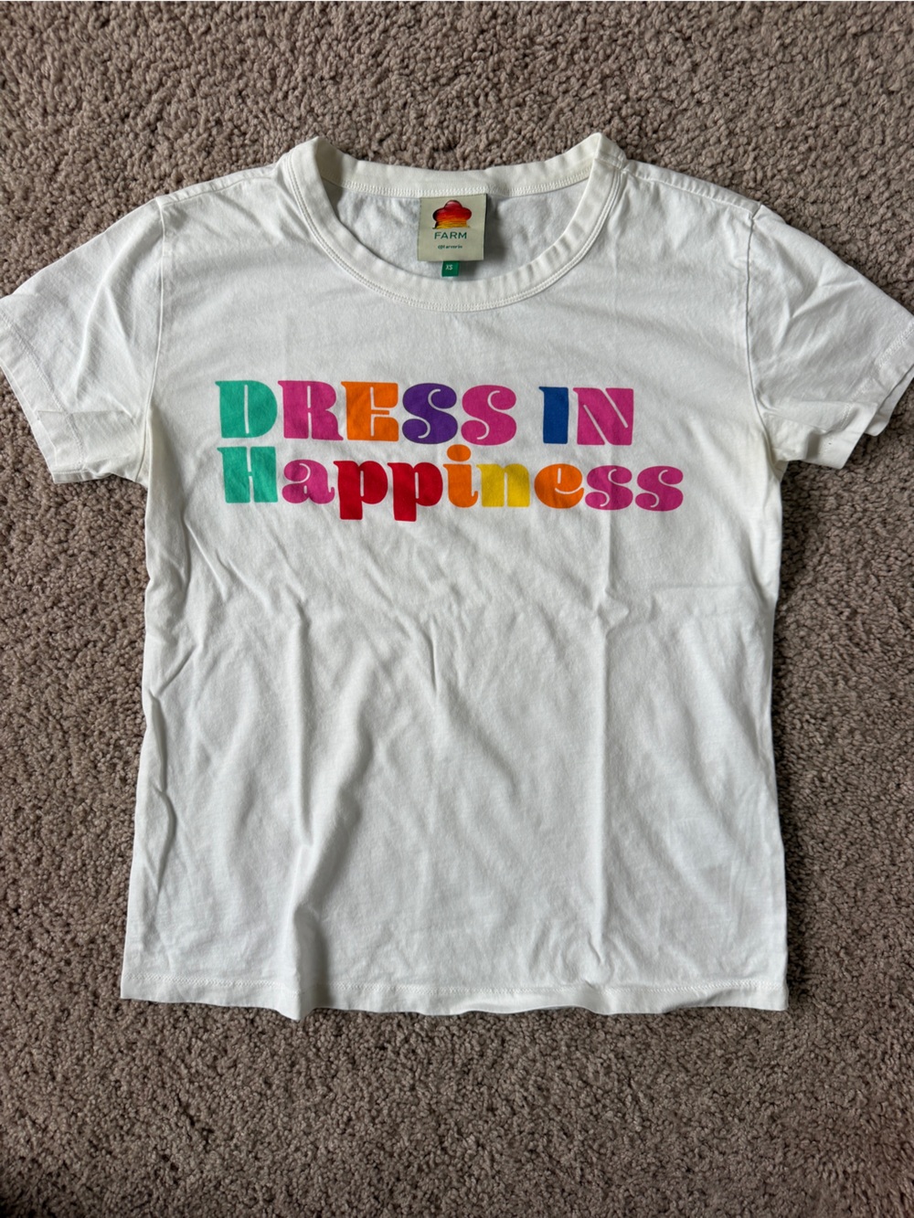 Farm Rio Dress In Happiness Tshirt